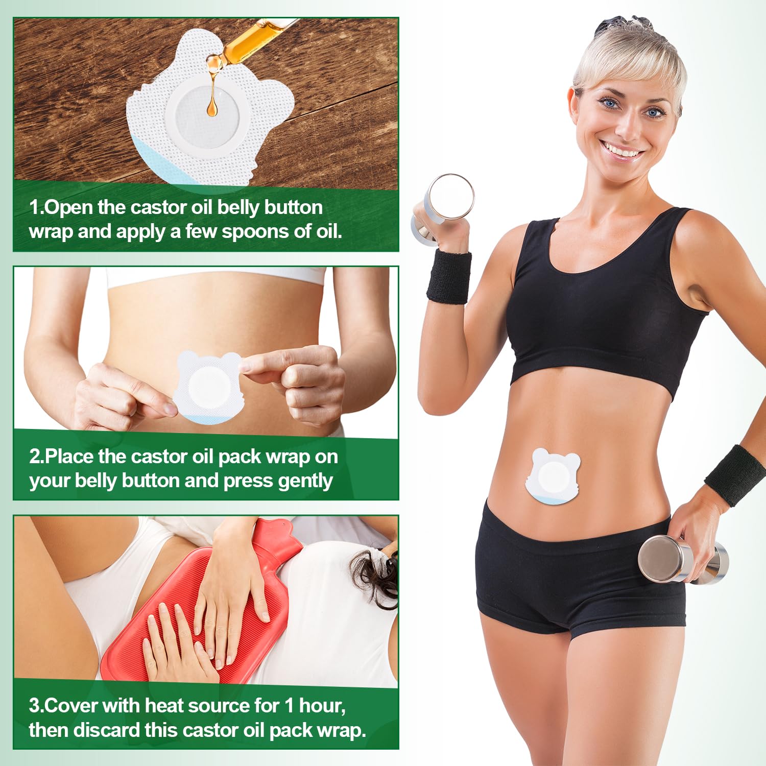 NQEUEPN disposable patches eliminate washing for quick use.