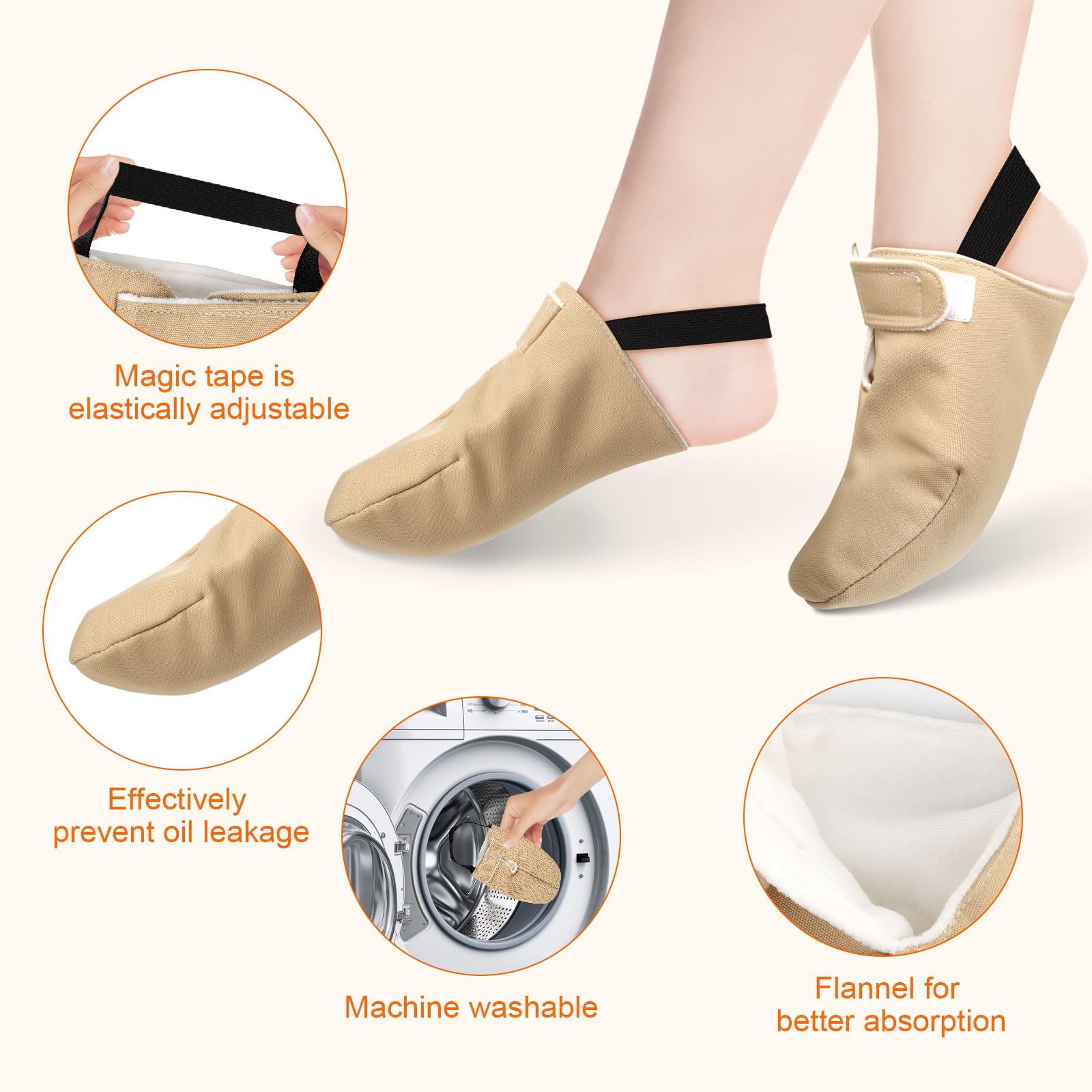 NQEUEPN khaki forefoot wrap is lightweight and reusable