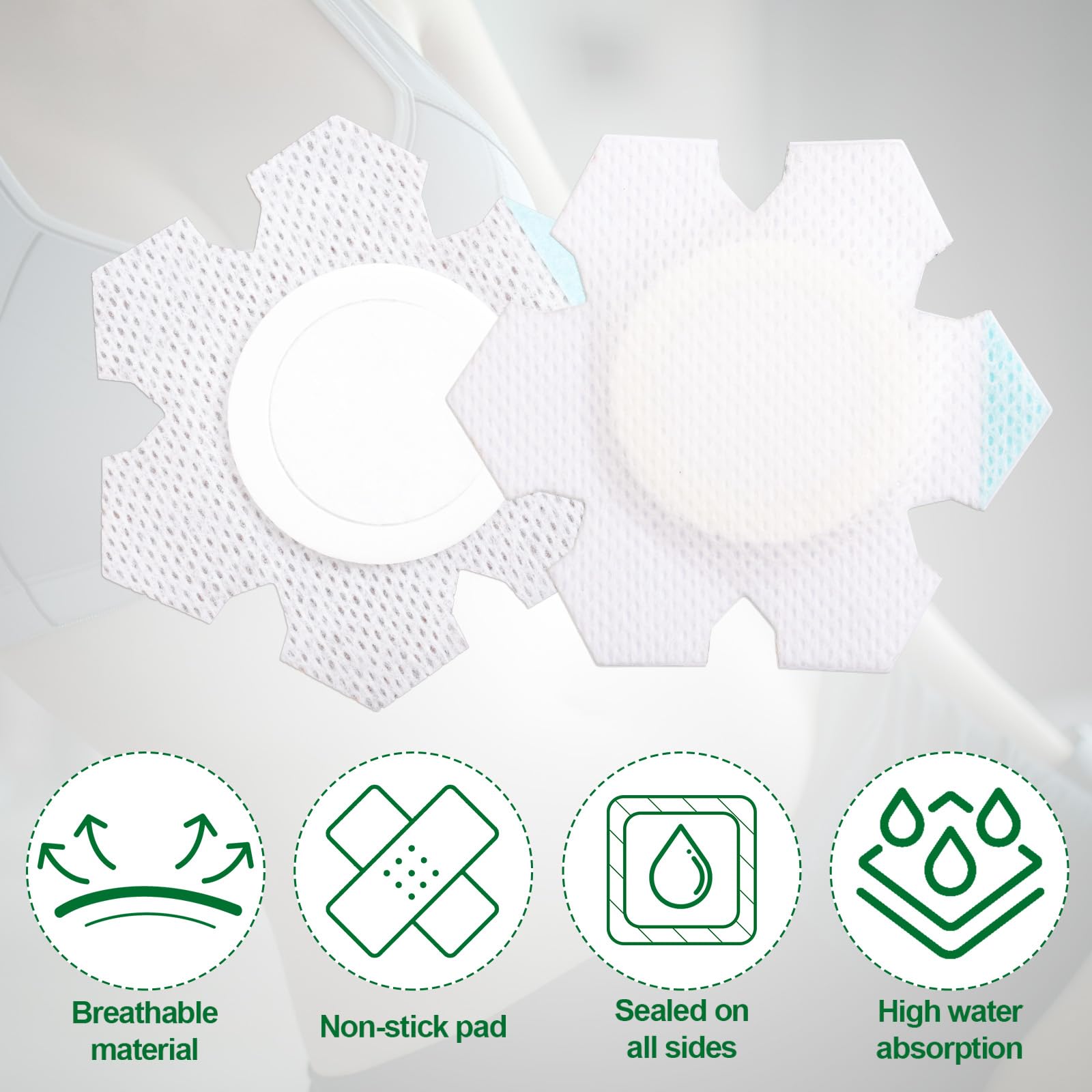 NQEUEPN soft spunlace fabric wrap offers gentle skin contact and durability.