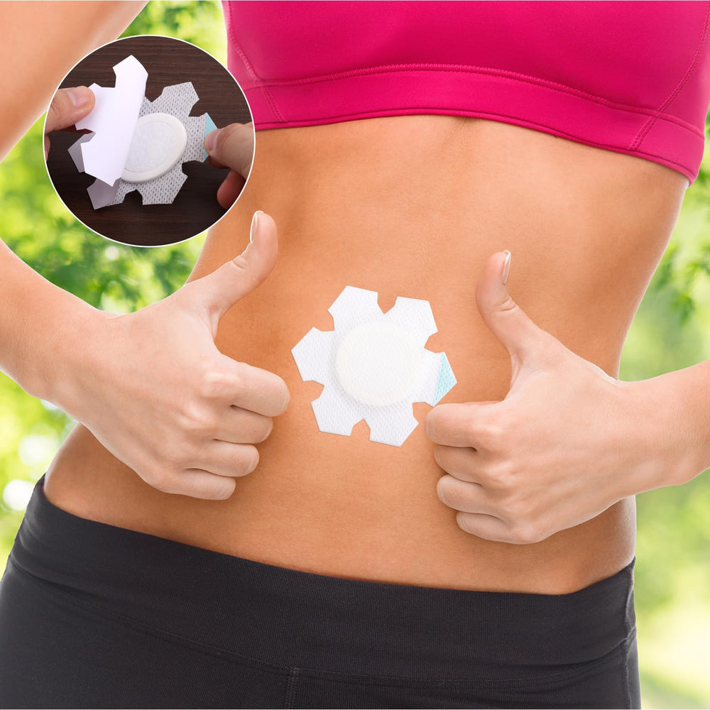 NQEUEPN waterproof adhesive patch stays in place during daily activities.