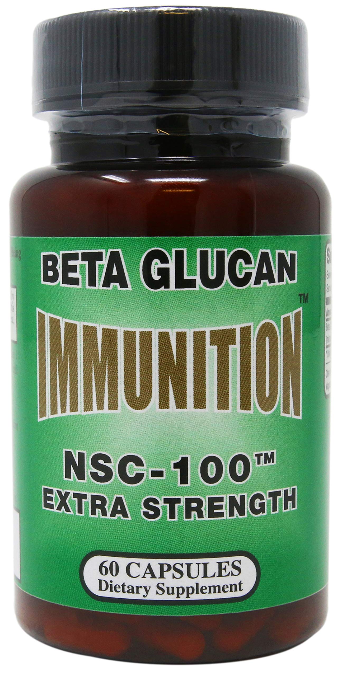 NSC Immunition 100 Beta Glucan bottle for immune support.
