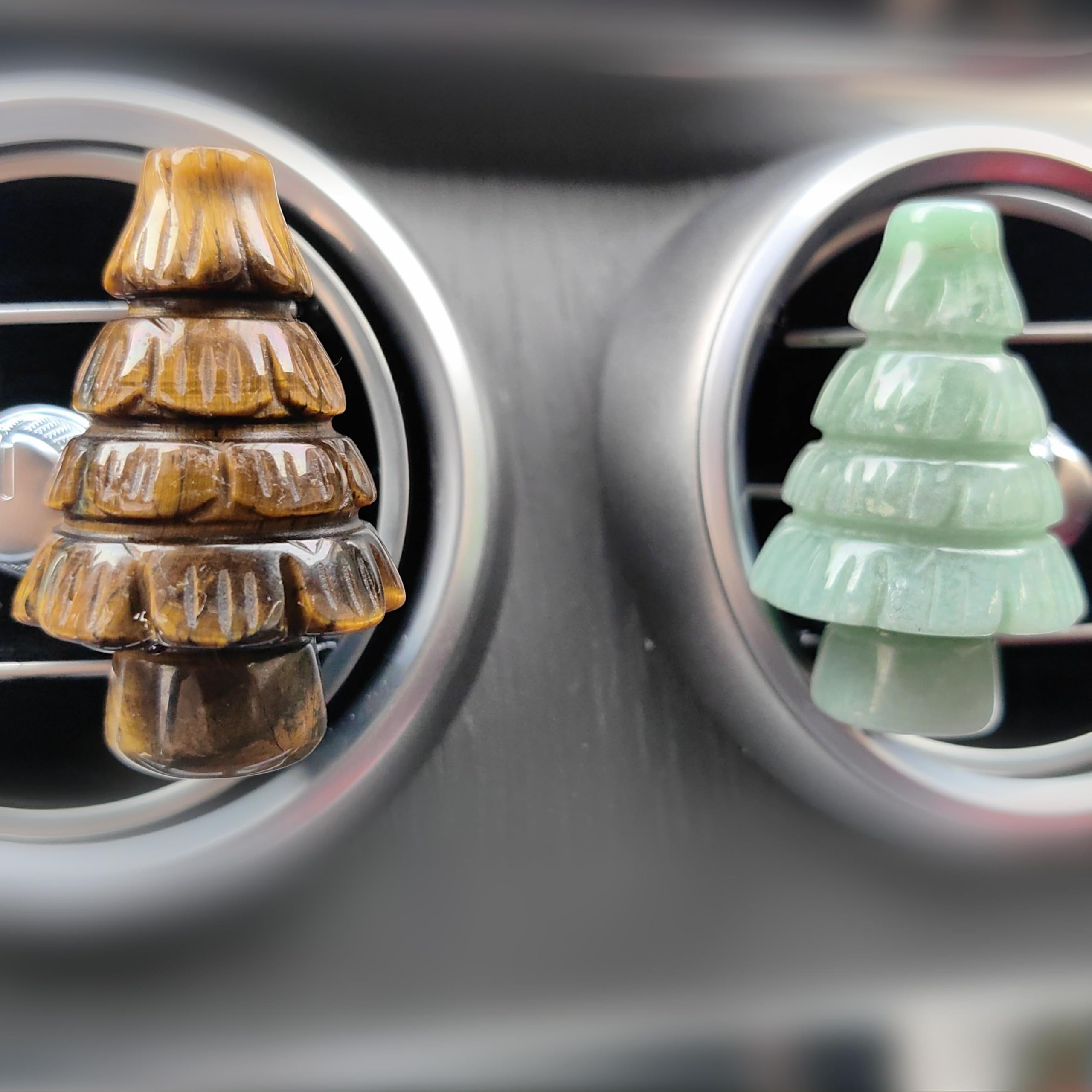 NsmjodStone Rose Quartz Tree clip attachment designed for easy mounting.
