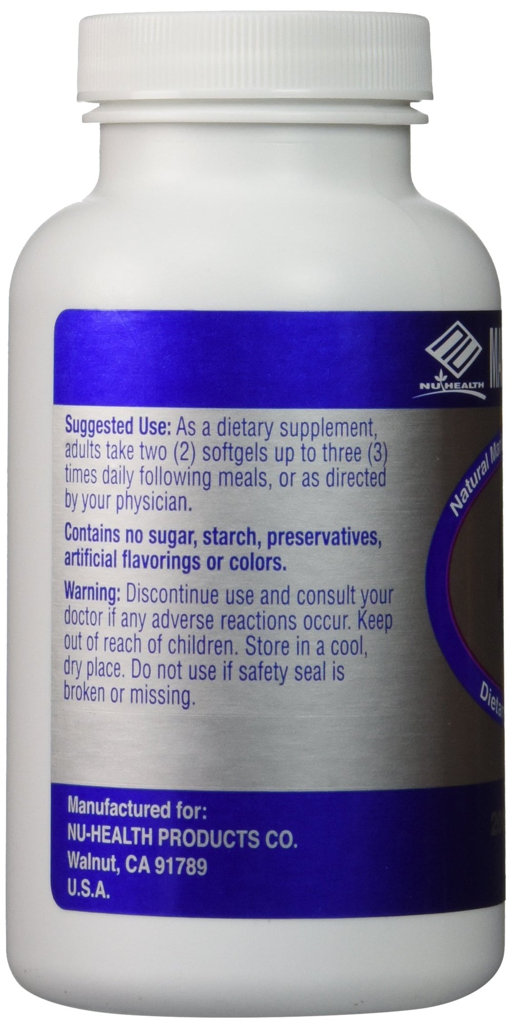 Close-up of Nu-Health Nu-11 softgels for easy daily use