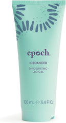 Nu Skin Epoch Ice Dancer bottle pour for refreshing leg cooling moment.