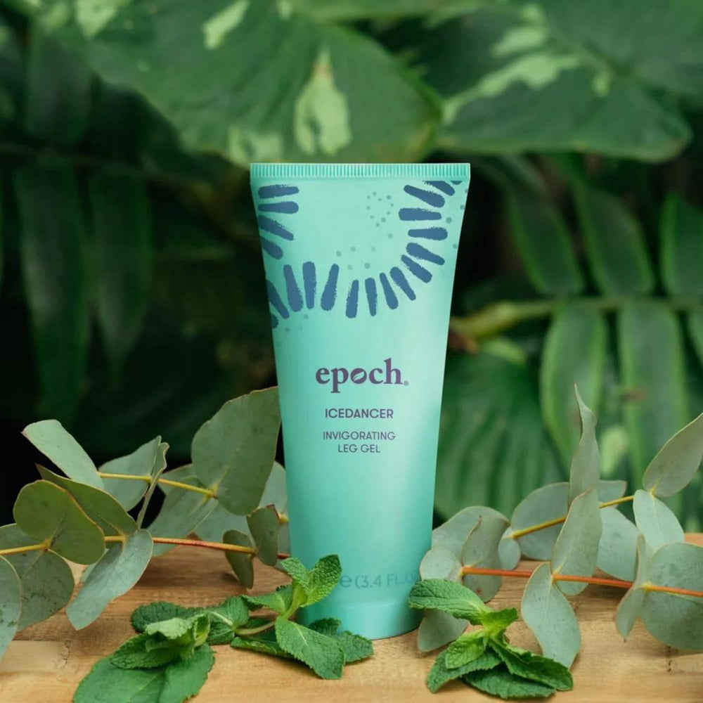Nu Skin Epoch Ice Dancer horse chestnut aids leg comfort.