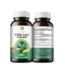 NUABIX Bitter Leaf Capsules close-up view of capsules