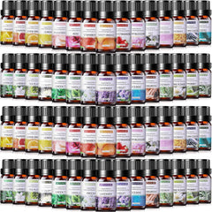 Nuanchu 26-pcs essential oils set bottles collection for versatile diffusion