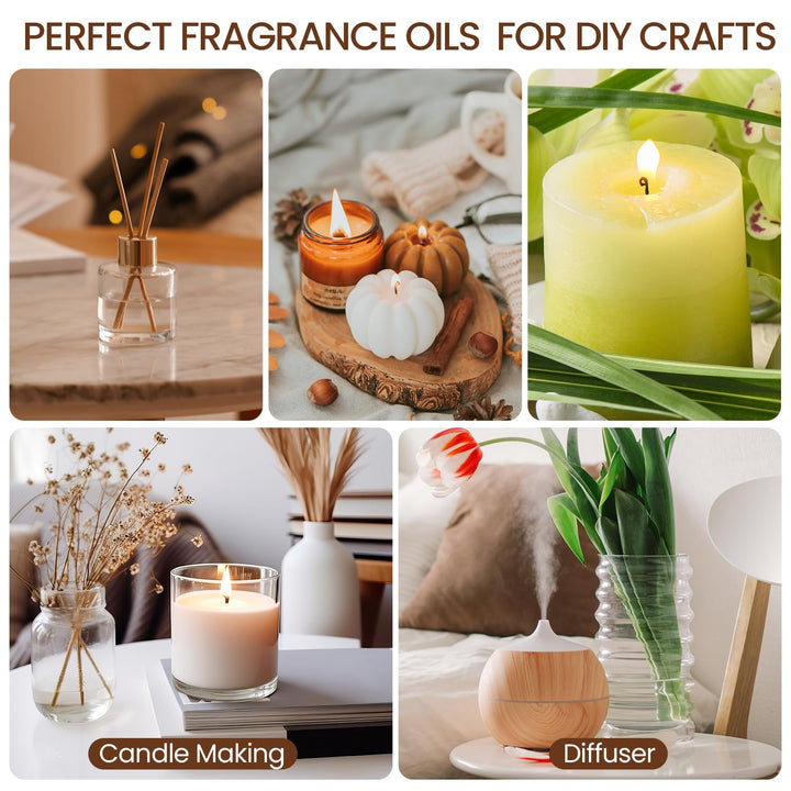Nuanchu oils for DIY candles and bath products with fragrant potential