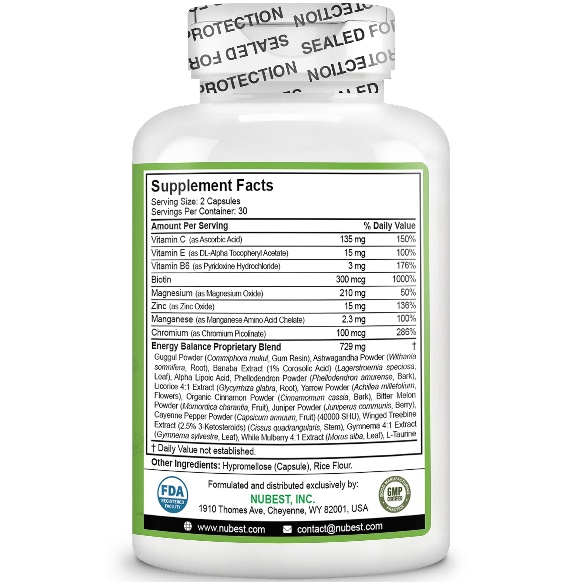 NuBest Advanced Formula, gluten- and soy-free for clean supplementation.