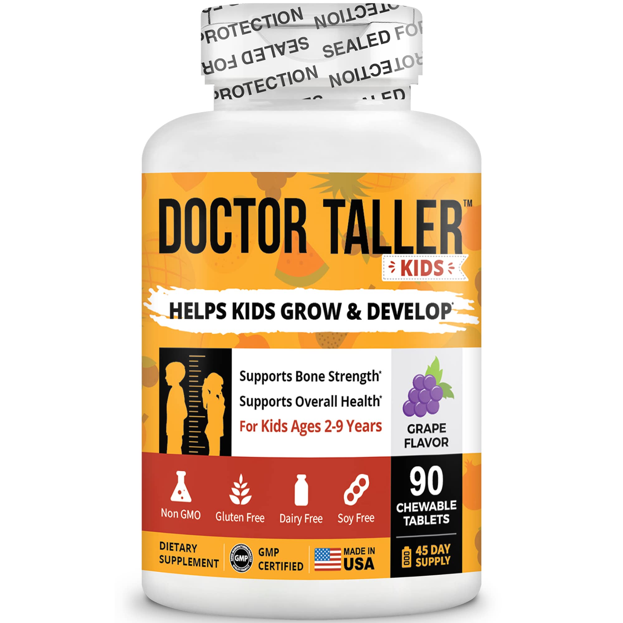 NuBest Doctor Taller Kids multivitamin blend supports growth and daily vitality