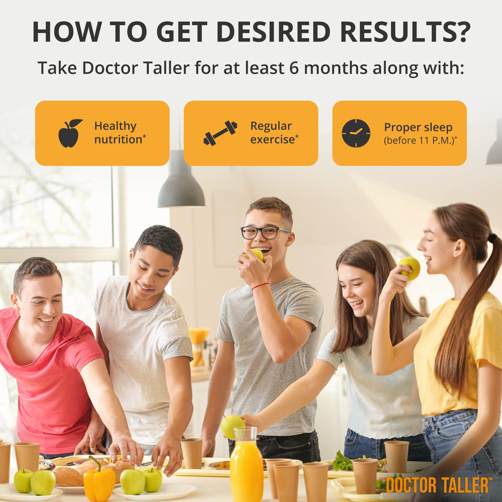 NuBest Doctor Taller vegan capsules packaging on display