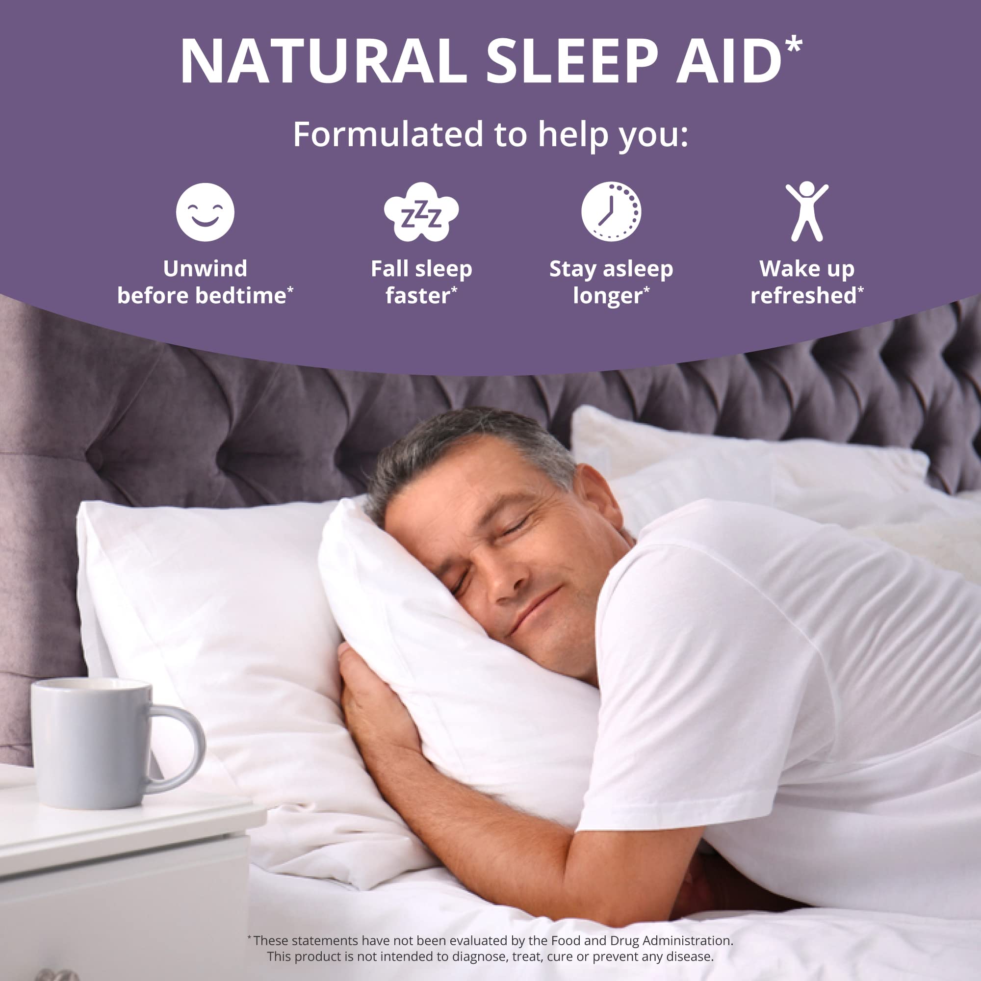 NuBest Sleep Xtra capsules pour demonstrating convenient nightly intake