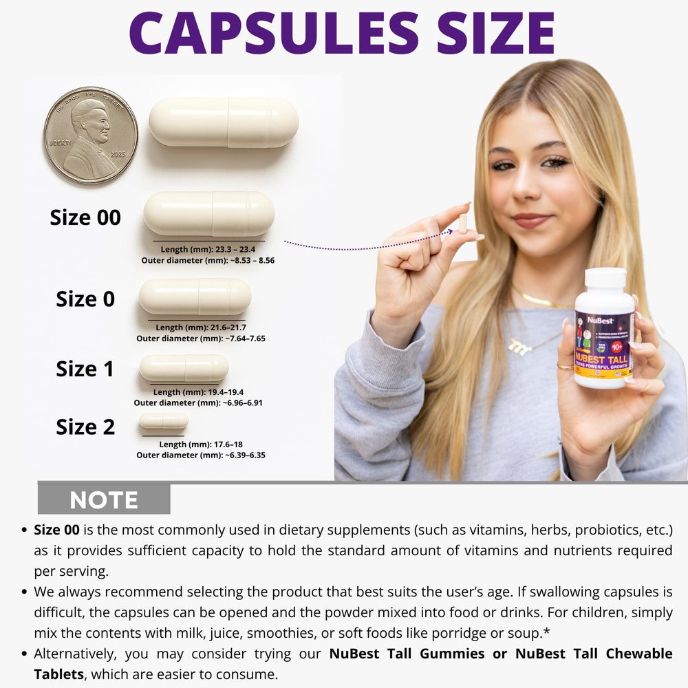 NuBest Tall 10+ calcium with D3 and K2 for absorption