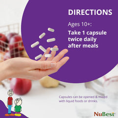 NuBest Tall 10+ ingredient list highlighting calcium, D3, and K2
