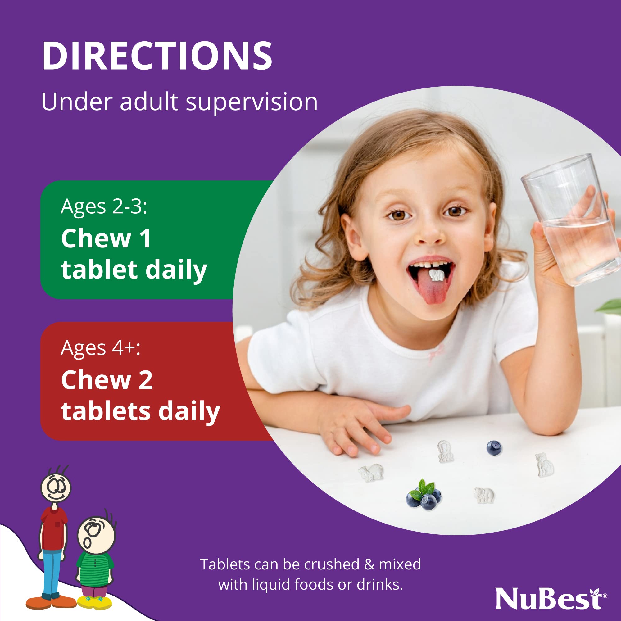 NuBest Tall Kids berry chewables are tasty and easy for daily use