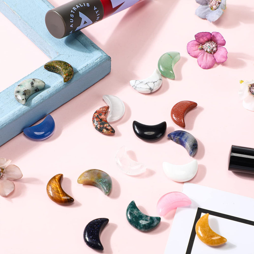 Nuenen DIY jewelry moon stone suitable for pendants and bead embellishments.