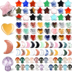 Nuenen heart crystal set for meditation and decorative crafting