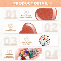 Nuenen compact heart stone fits in a pocket for on-the-go calm