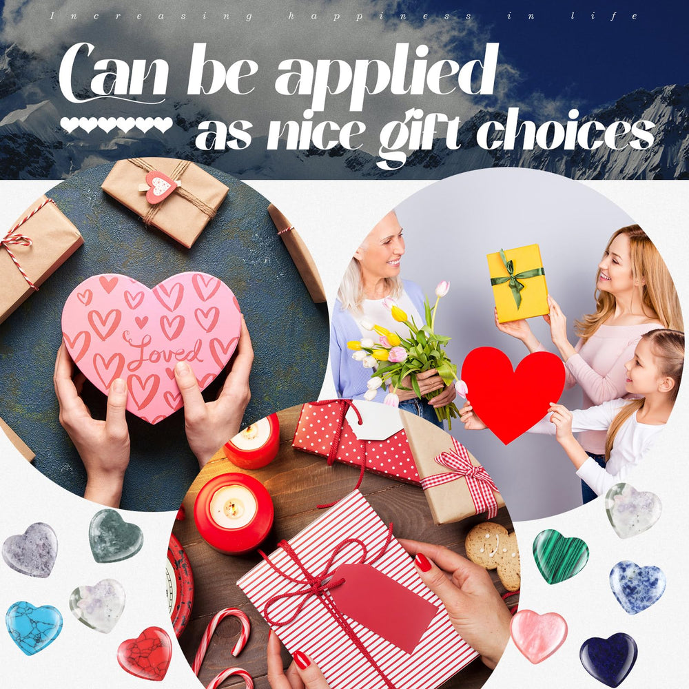 Nuenen gift-ready heart stone set suitable for moms and friends.