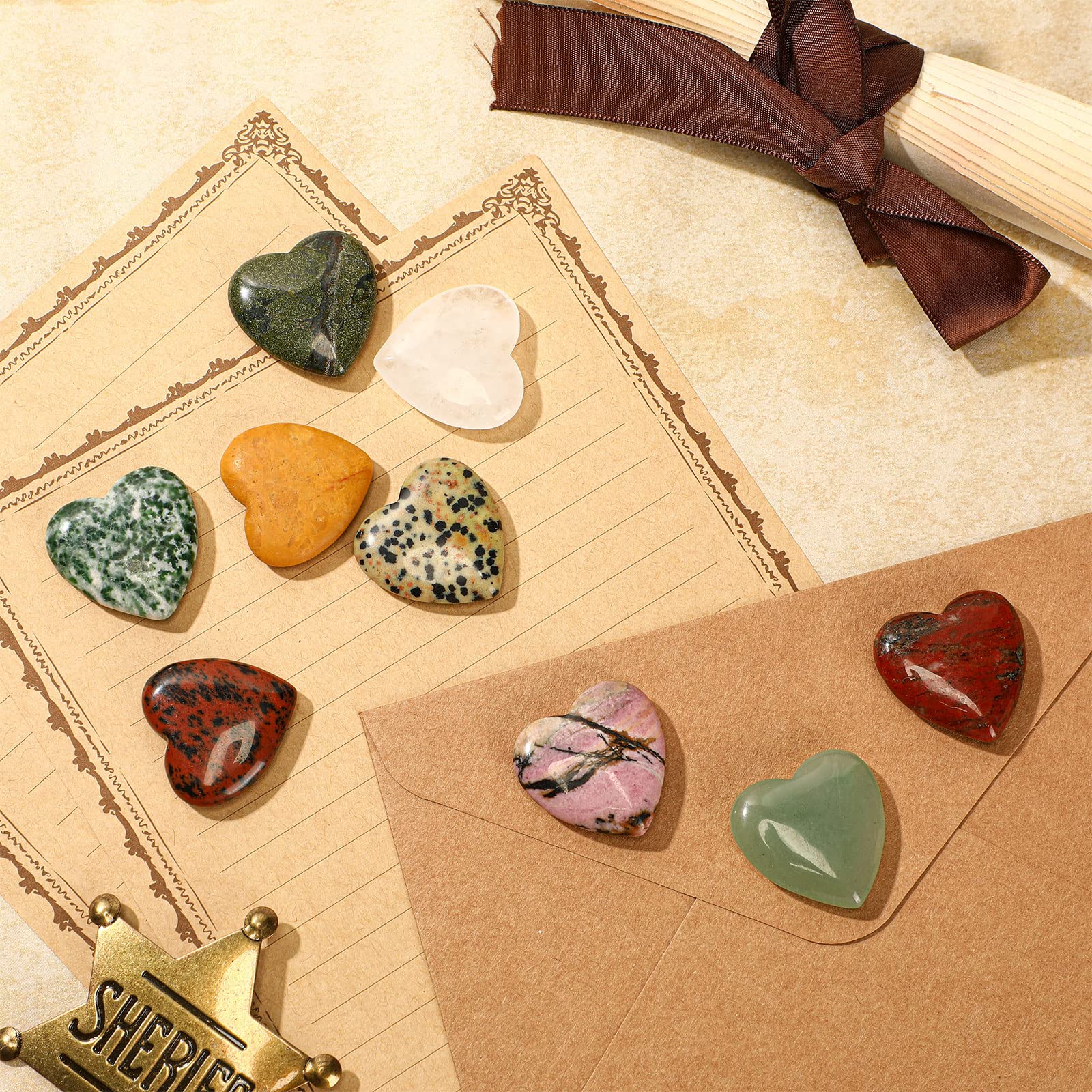 Nuenen mini heart crystal decor for jewelry accents