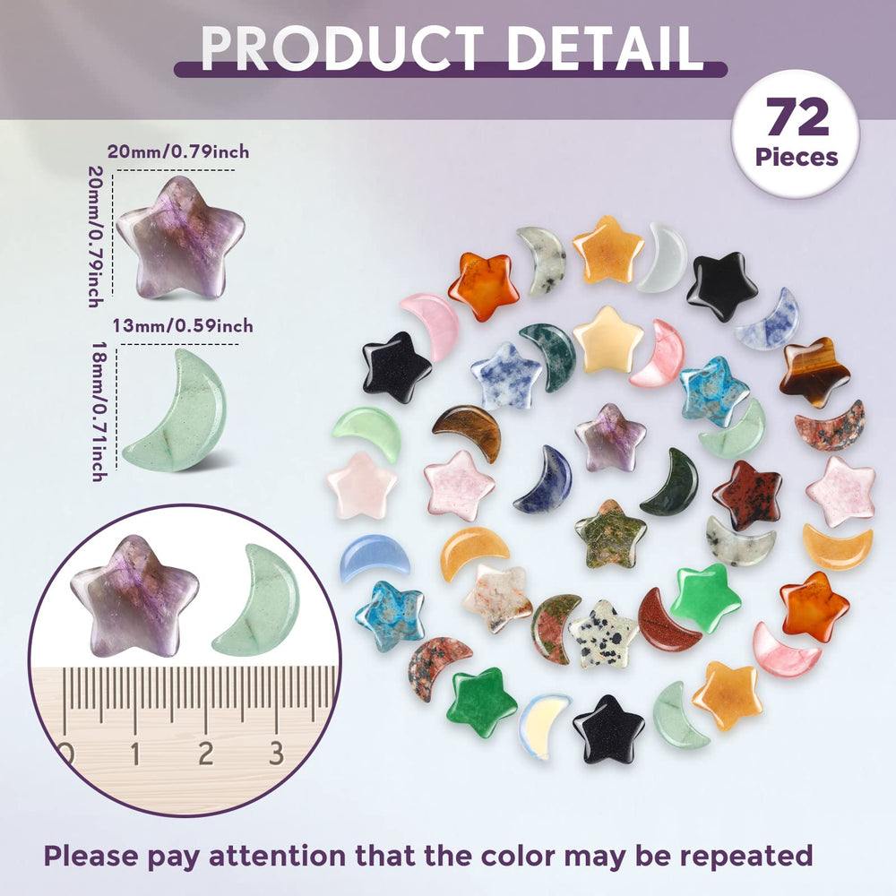 Nuenen moon stone 18mm balances energy during mindful breathing