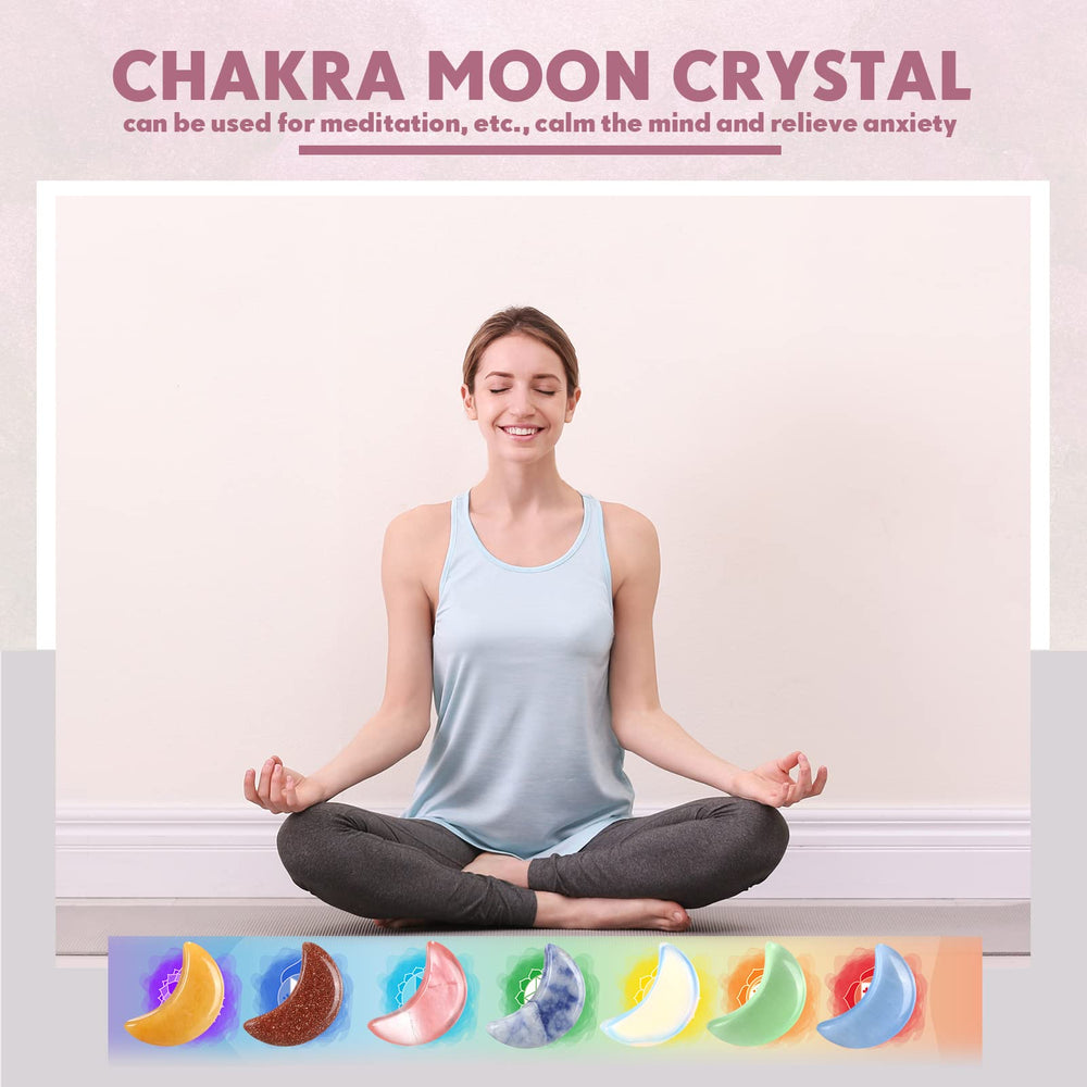 Nuenen moon stone yoga energy aid for calm focus during practice.