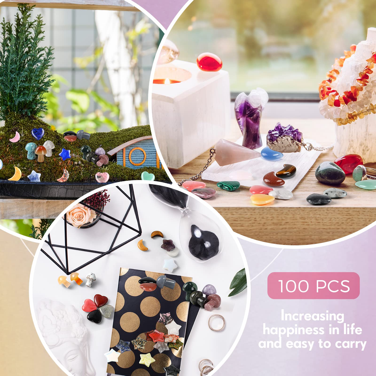 Nuenen palm stones bulk for relaxation and tactile use