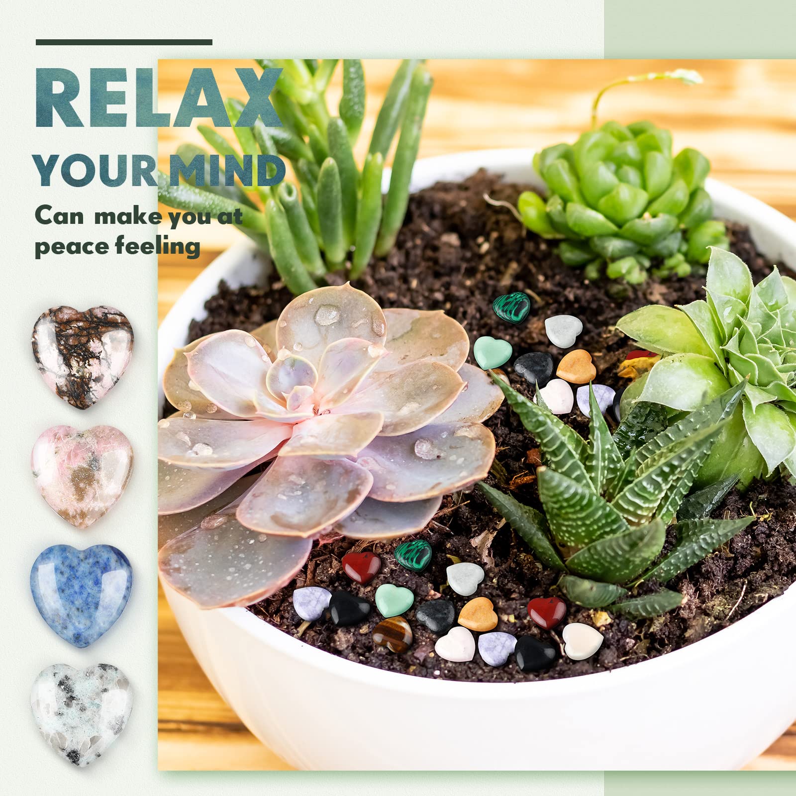 Nuenen worry stones for DIY jewelry and crafts projects.