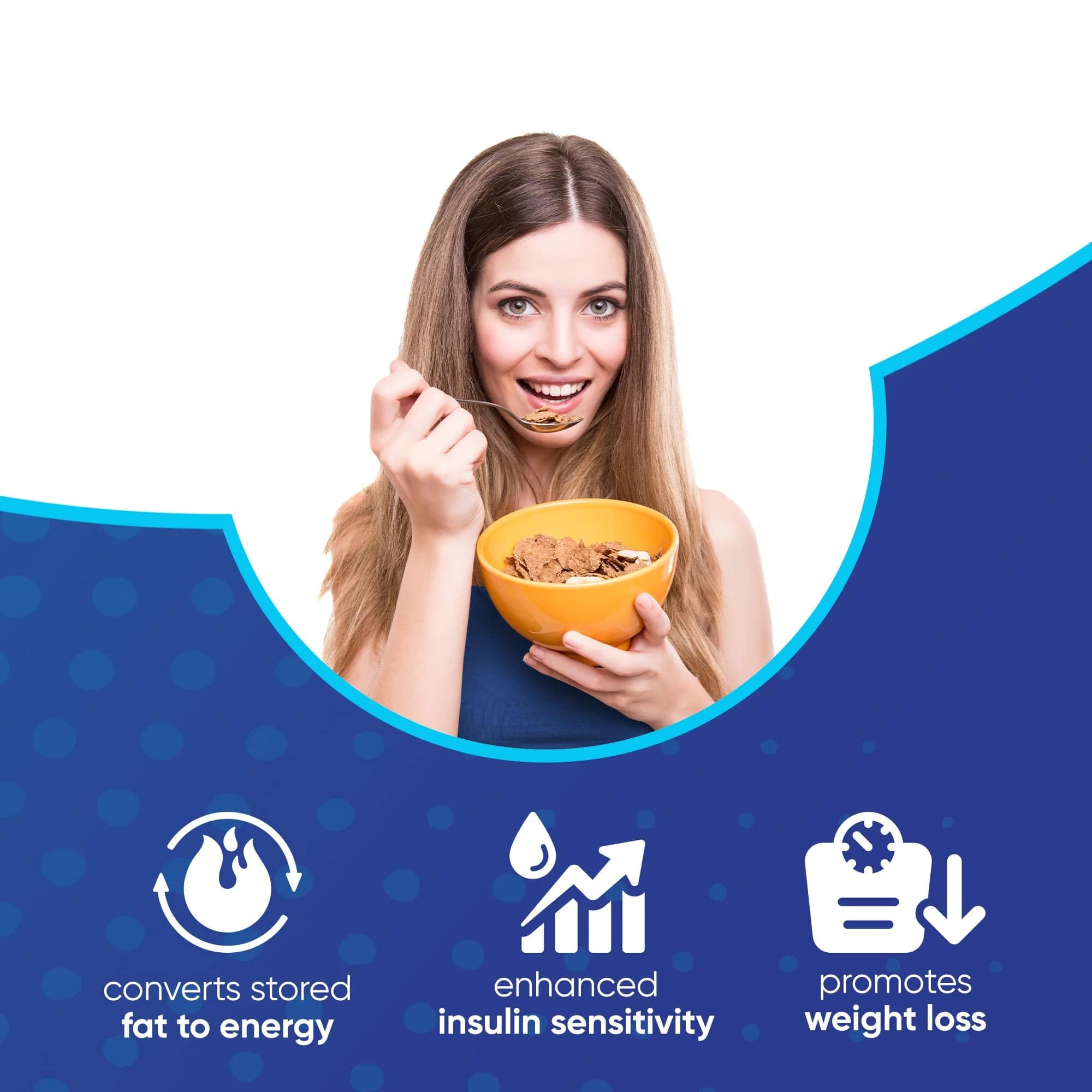 NuEthix SLIN-Trol serving area showing easy dosage with bottle