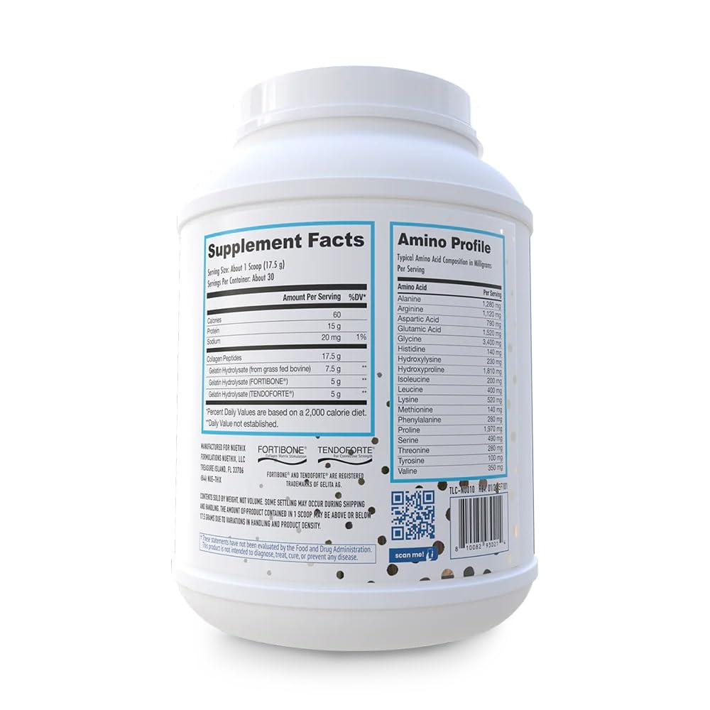 NuEthix Nu-Youth scoop for accurate measurement in eight ounces of liquid.