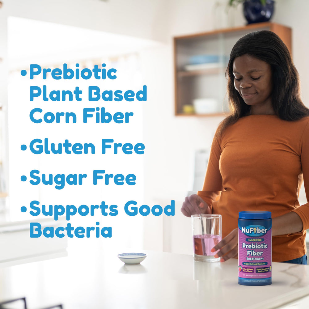 Naturally gluten-free and sugar-free NuFiber supports dietary preferences.
