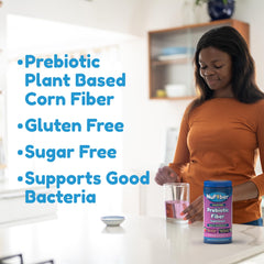 Naturally gluten-free and sugar-free NuFiber supports dietary preferences.