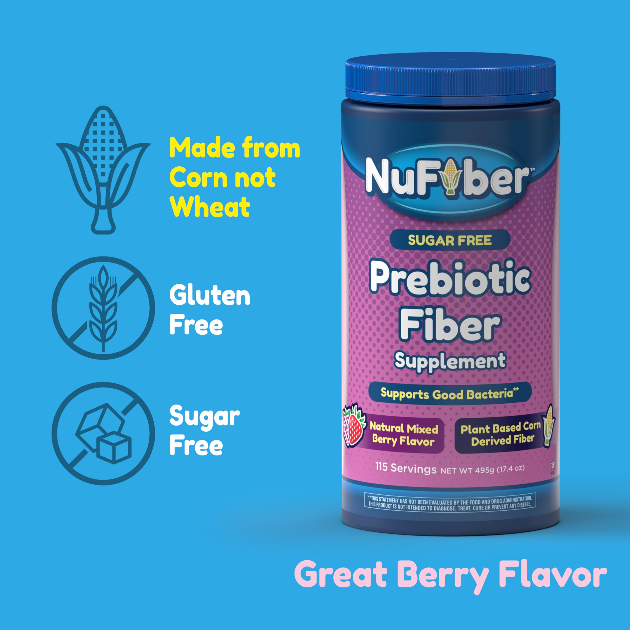 Mix NuFiber in coffee or juice for a smooth fiber pickup.