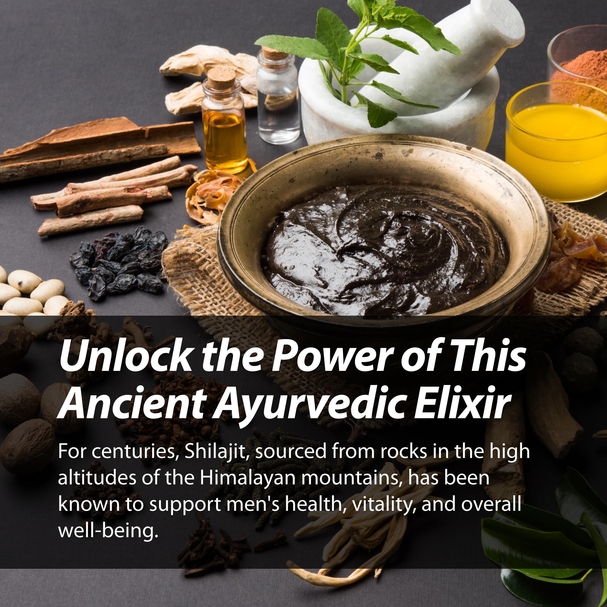 Nugenix Essentials Shilajit packaging display with clear labeling and eco-conscious design