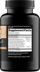 Nugenix Nitric Oxide capsules closeup, showing individual pills ready for daily use