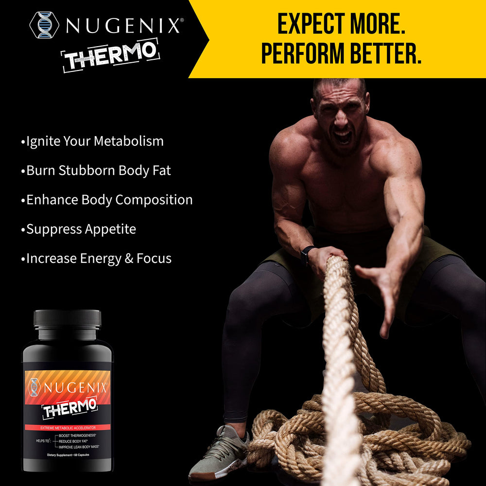 Nugenix Thermo packaging shot suitable for lifestyle use