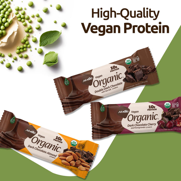 NuGo Organic gluten-free certification seal indicating safe, gluten-free snack