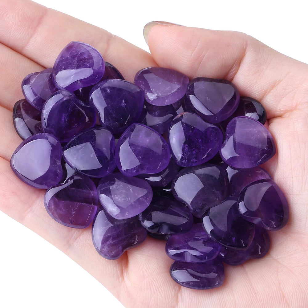 NUKAYAI amethyst heart gift: thoughtful decor and mindful keepsake.