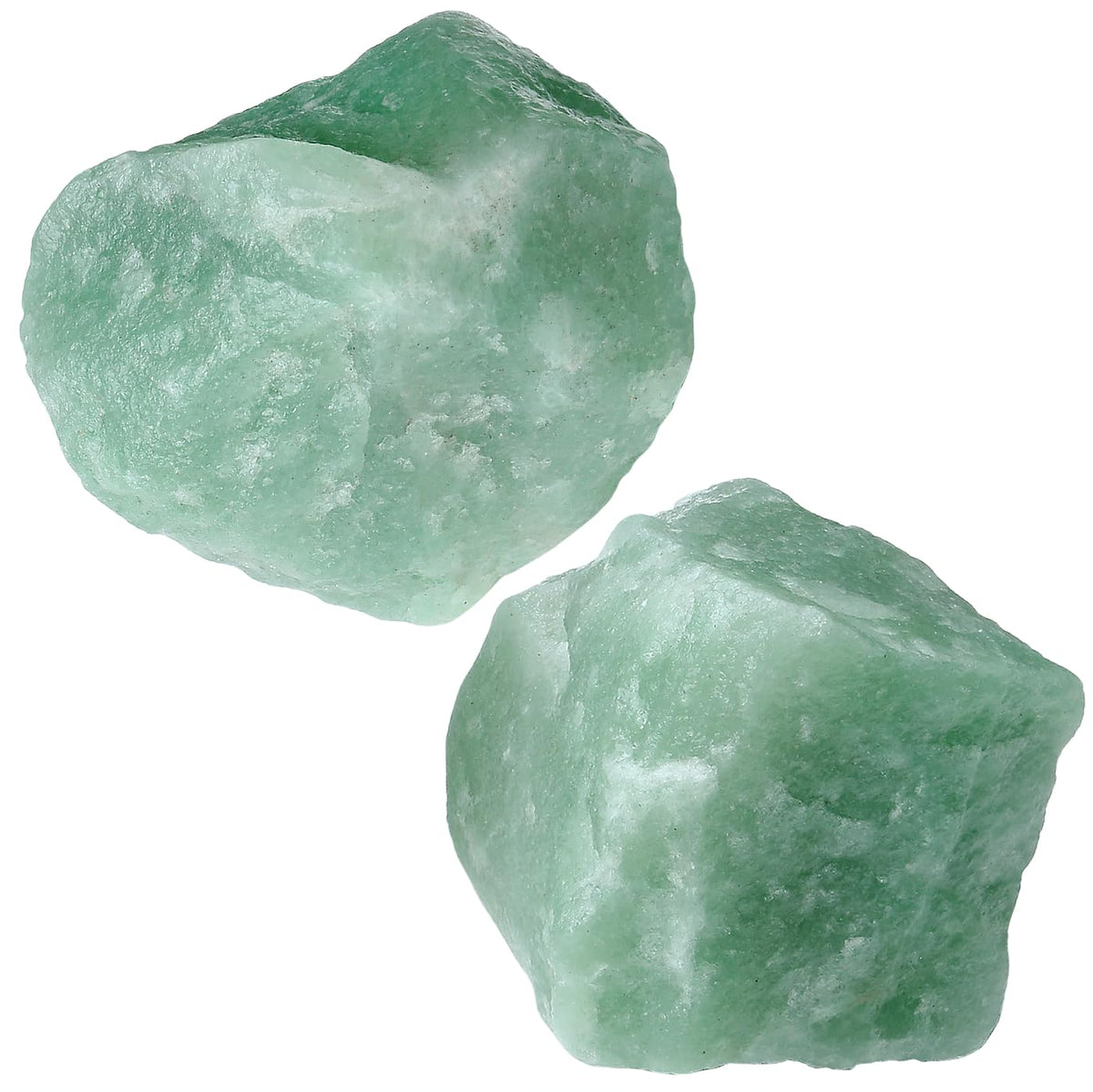 NUKAYAI Green Aventurine raw crystal close-up for grounding and wire wrapping