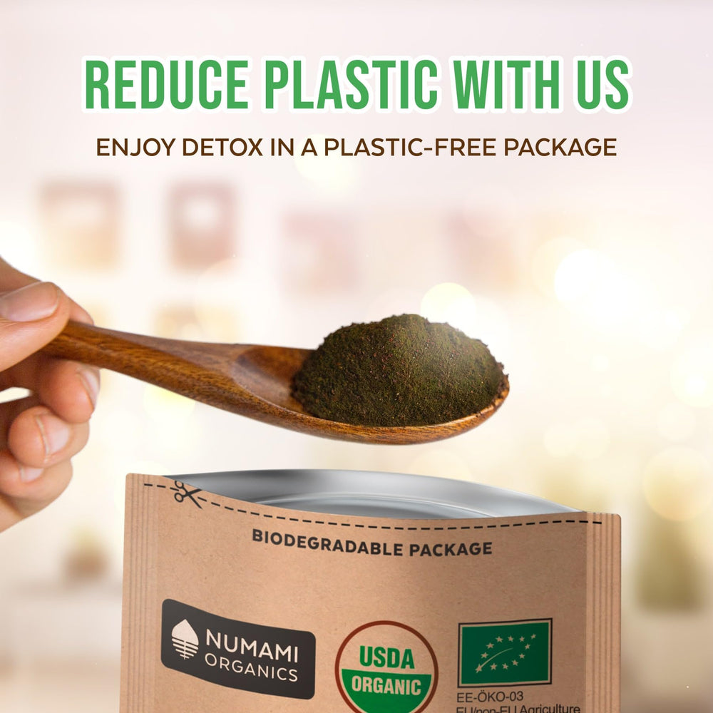 Ready-to-blend packaging with biodegradable materials for eco-friendly shoppers.