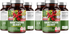Number One Nutrition N1N hawthorn bottle with max strength capsules for immune support