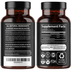 Close-up of Number One Nutrition N1N Premium 5-HTP capsules for daily relaxation.