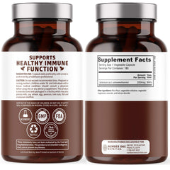 Number One Nutrition N1N selenium capsules closeup; convenient daily support.