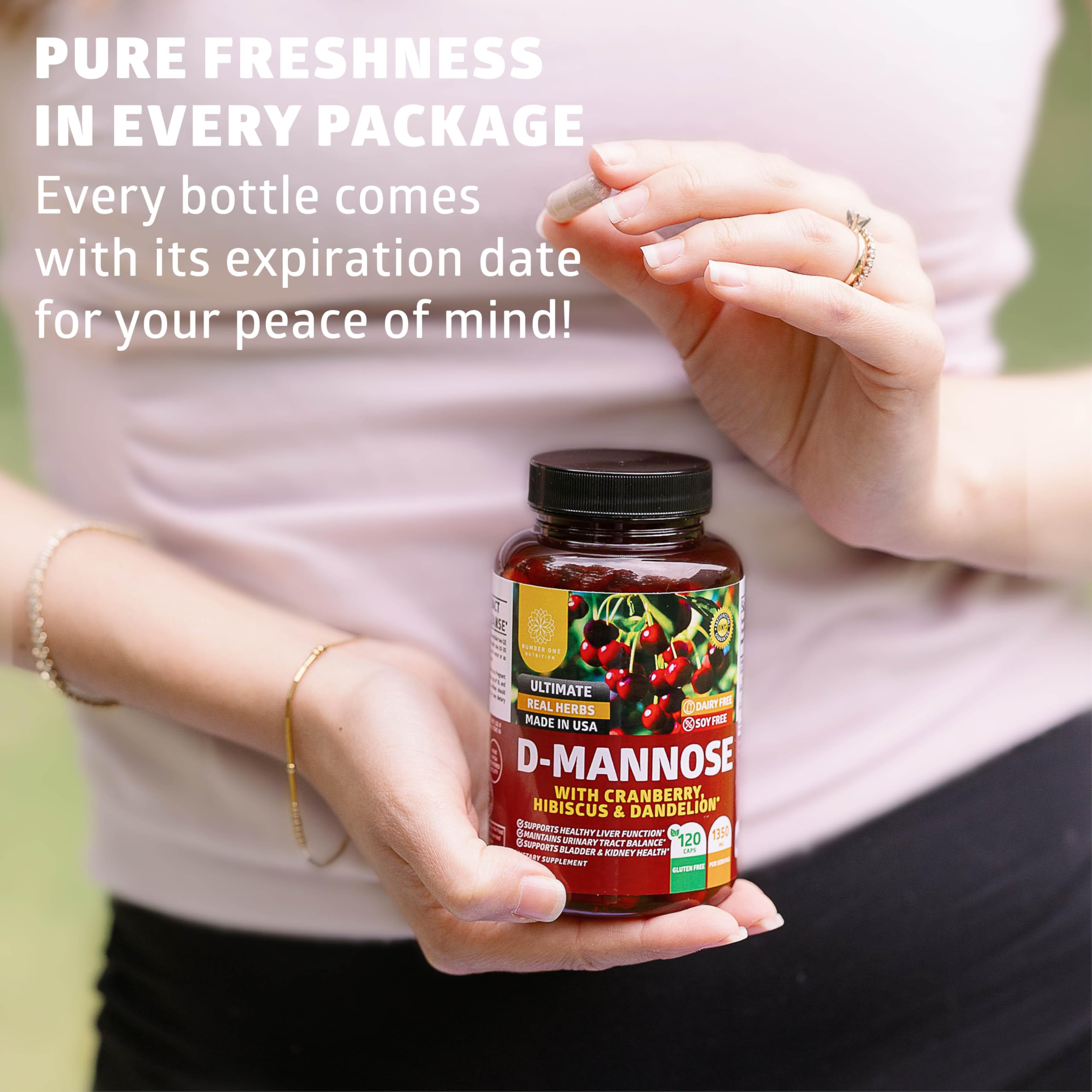 Number One Nutrition D-Mannose supports digestive balance and gut health