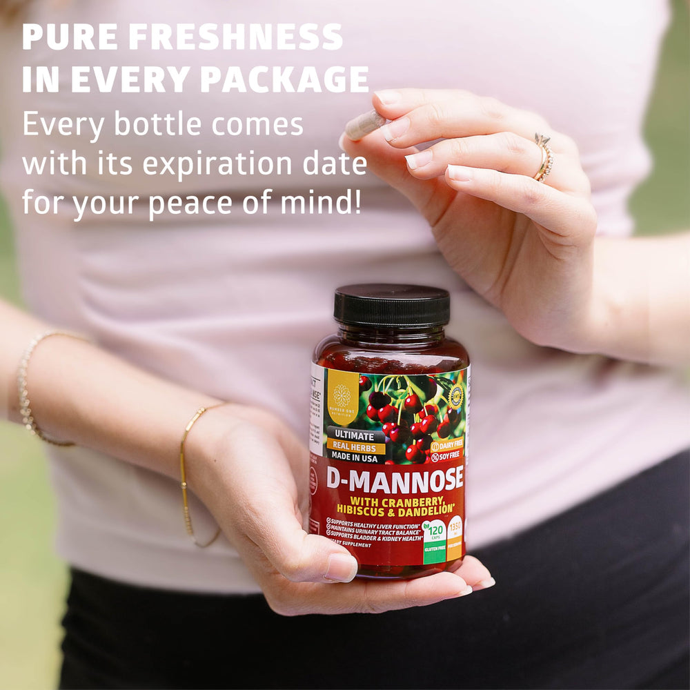 Number One Nutrition D-Mannose supports digestive balance and gut health
