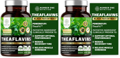 Number One Nutrition Theaflavins bottle front showing premium black tea extract for daily energy support.