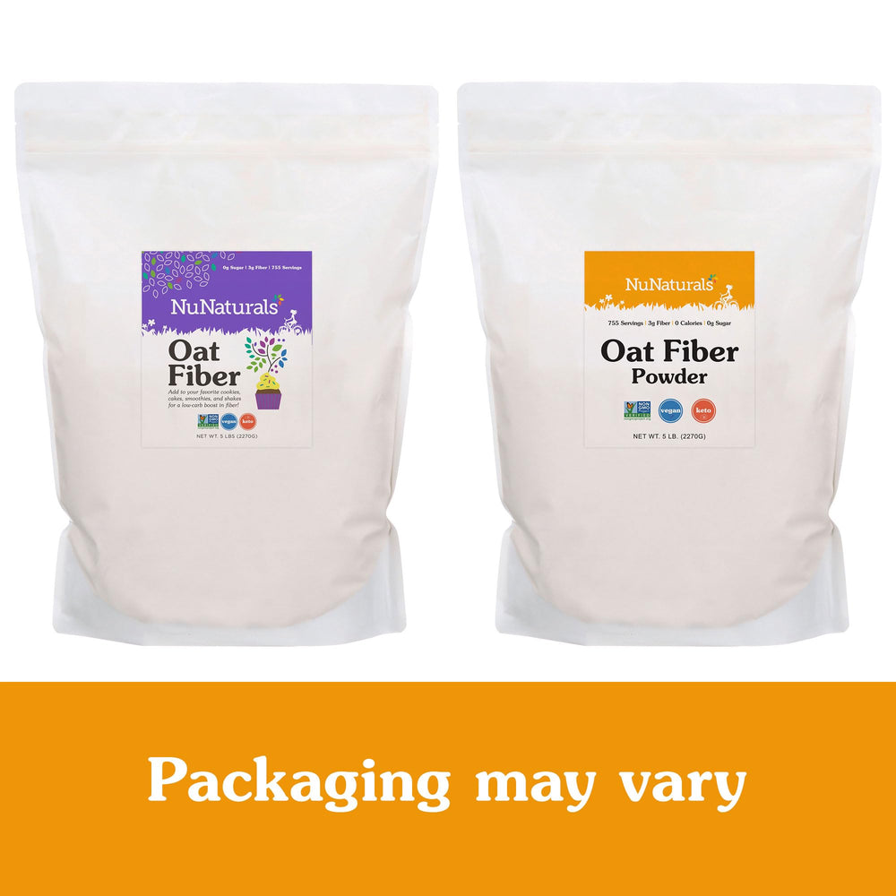 NuNaturals oat fiber powder highlights sustainable sourcing
