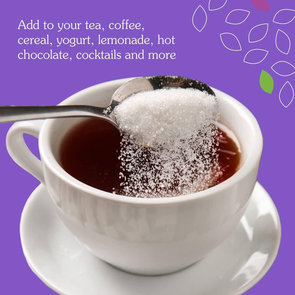 NuNaturals stevia powder sweetens coffee with zero calories.