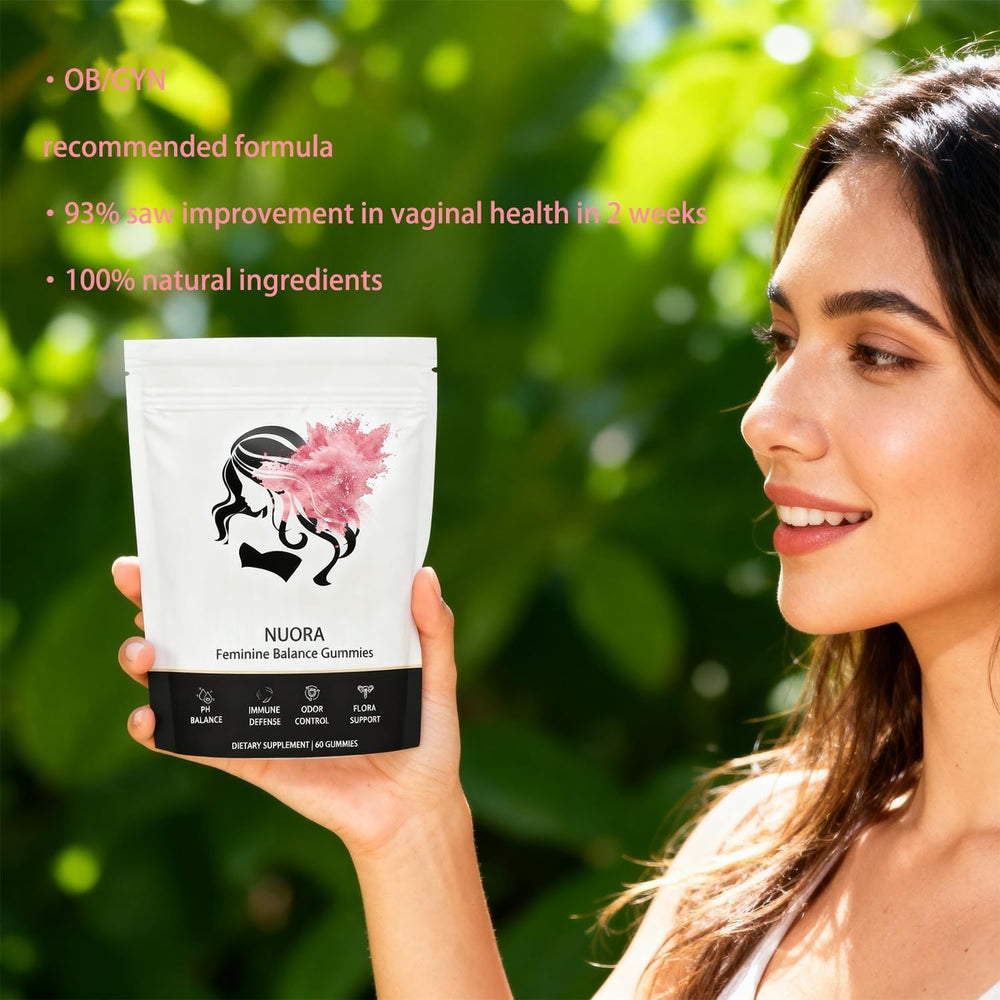 Nuora balances pH and natural odor with pineapple extract.
