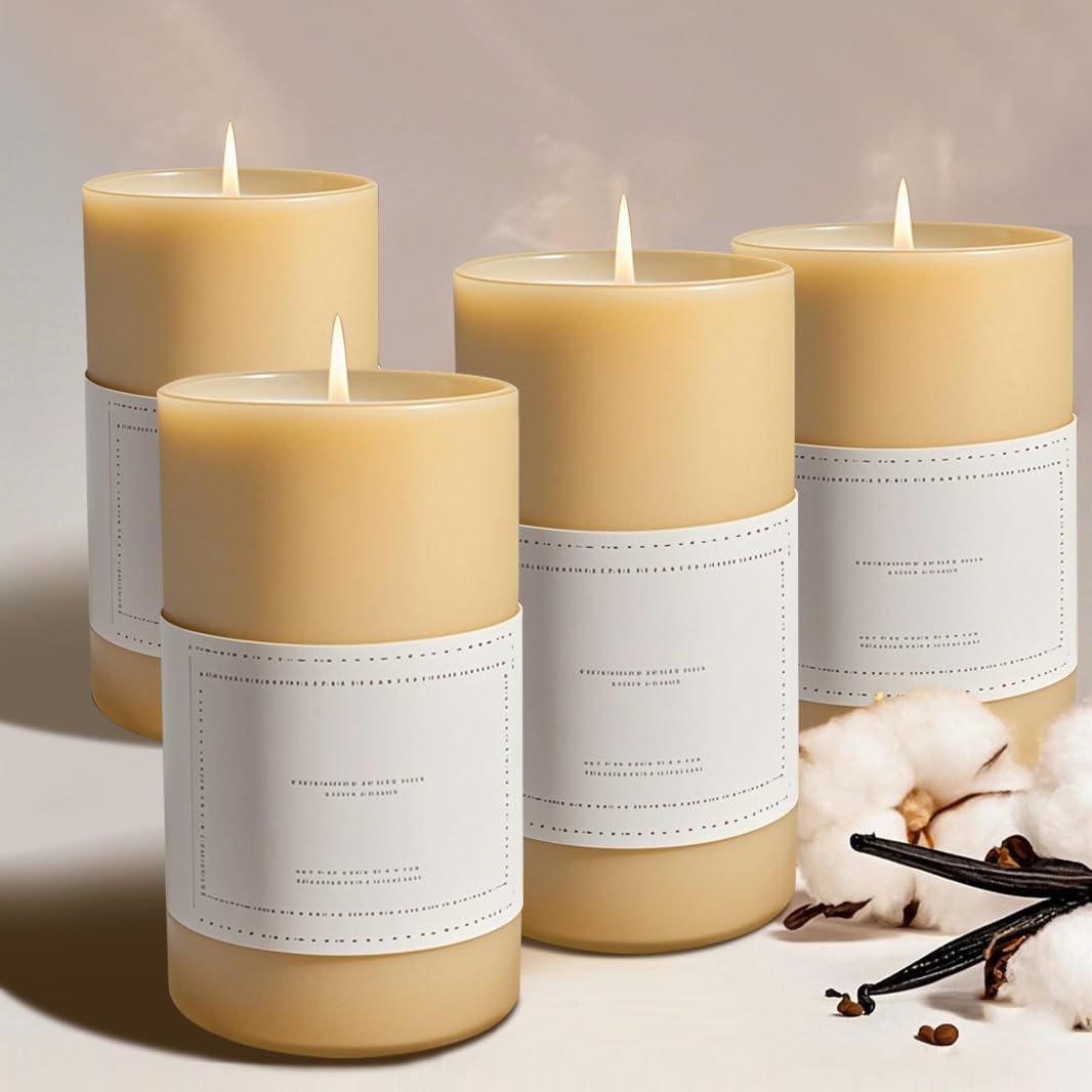 NUOREEL beeswax lavender candle pour for calming relaxation